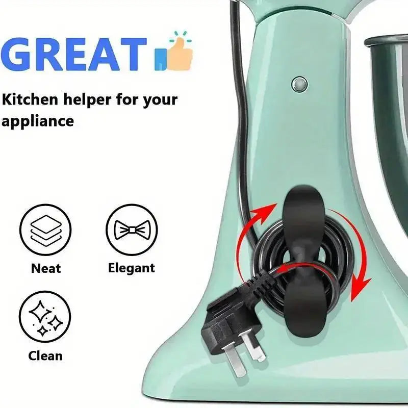 Father'S Day Gift 6-Pack Sturdy Kitchen Appliance Cord Winder Clips, Cable Management Organizers for Air Fryers, Coffee Makers, Blenders & Kitchen Gadgets, Blender