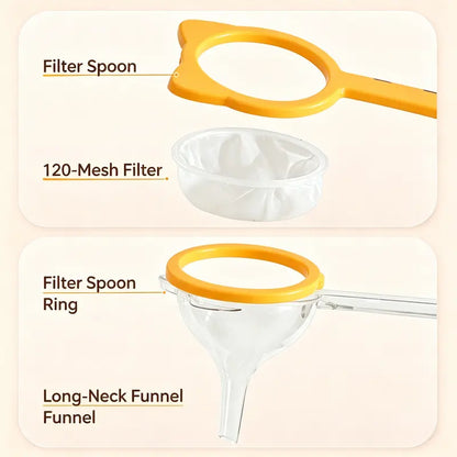 Kitchen Sieve Filter Screen, Kitchen Utensil Colander Accessory for Food Straining Kitchen Utensils