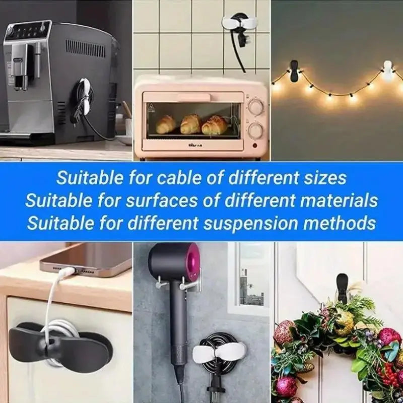 Father'S Day Gift 6-Pack Sturdy Kitchen Appliance Cord Winder Clips, Cable Management Organizers for Air Fryers, Coffee Makers, Blenders & Kitchen Gadgets, Blender