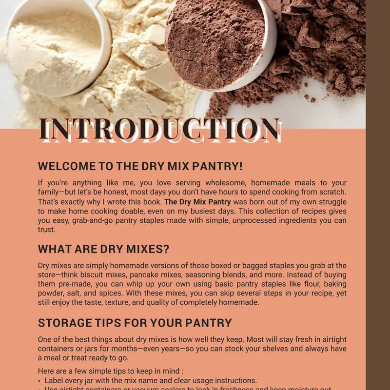 The Dry Mix Pantry: 50 Easy Make-Ahead Recipes for Everyday Meals and Home Baking - Softcover Cookbook