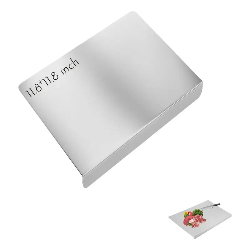 Stainless Steel Chopping Board, Non-Slip Kitchen Chopping Board, Kitchen Cutting Board, Kitchen Accessories, Household Kitchen Gadgets