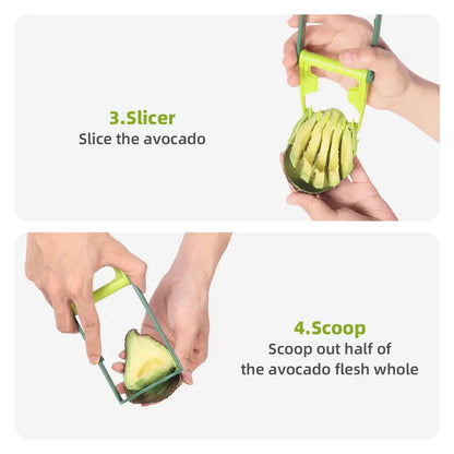 Avocado Slicer, Multifunctional Avocado Cutter, Fruit Slicer, Fruit Corer, Kitchen Tool for Home Use, Kitchen Gadgets