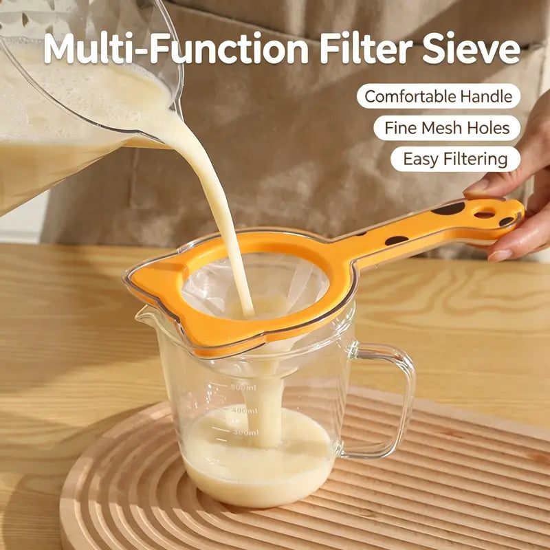 Kitchen Sieve Filter Screen, Kitchen Utensil Colander Accessory for Food Straining Kitchen Utensils