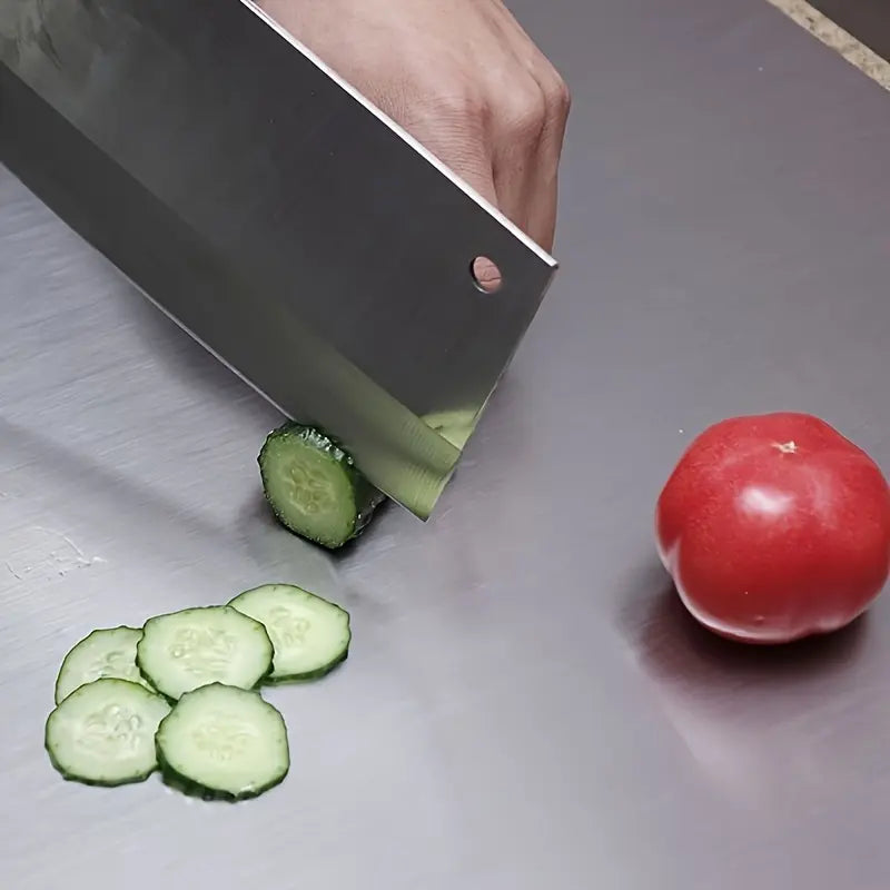 Stainless Steel Chopping Board, Non-Slip Kitchen Chopping Board, Kitchen Cutting Board, Kitchen Accessories, Household Kitchen Gadgets