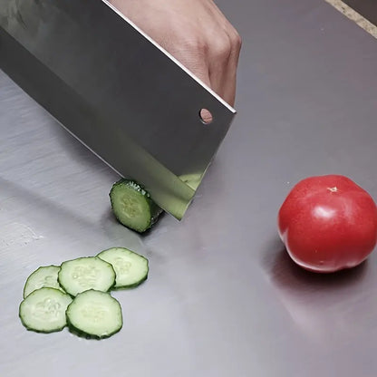 Stainless Steel Chopping Board, Non-Slip Kitchen Chopping Board, Kitchen Cutting Board, Kitchen Accessories, Household Kitchen Gadgets